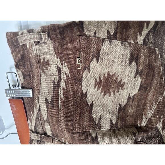 Lauren Ralph Lauren Pants Womens 12 Aztec Modern Straight Corduroy NWT - Picture 9 of 9